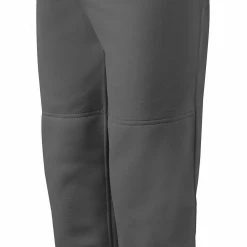 Mizuno Girl’s Belted Softball Pant #350462 - Dark Charcoal