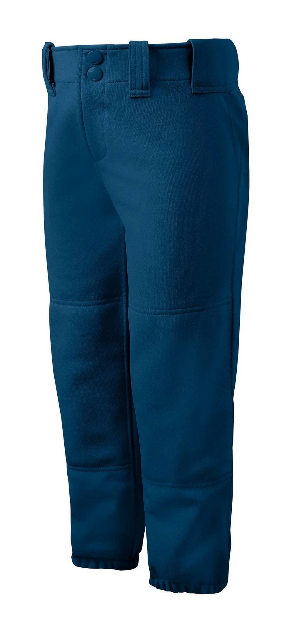 Mizuno Girl’s Belted Softball Pant #350462 - Navy 3 Mizuno Girl’s Belted Softball Pant #350462 - Navy