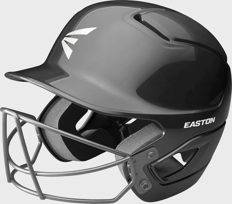 Easton Alpha T-Ball Batting Helmet With Mask - Black 3 Easton Alpha T-Ball Batting Helmet With Mask - Black