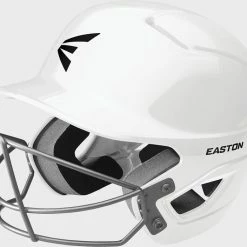 Easton Alpha T-Ball Batting Helmet With Mask - White