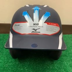 Mizuno MVP Two-Toned Matte Batting Helmet - Navy/White