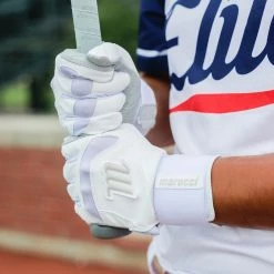 Marucci Signature Full Wrap Adult Batting Glove - White -Easton Glove Shop MBGSGN3FW 1 32402 71c57a1b dc4e 473f 84c9 b08686c0fbe1