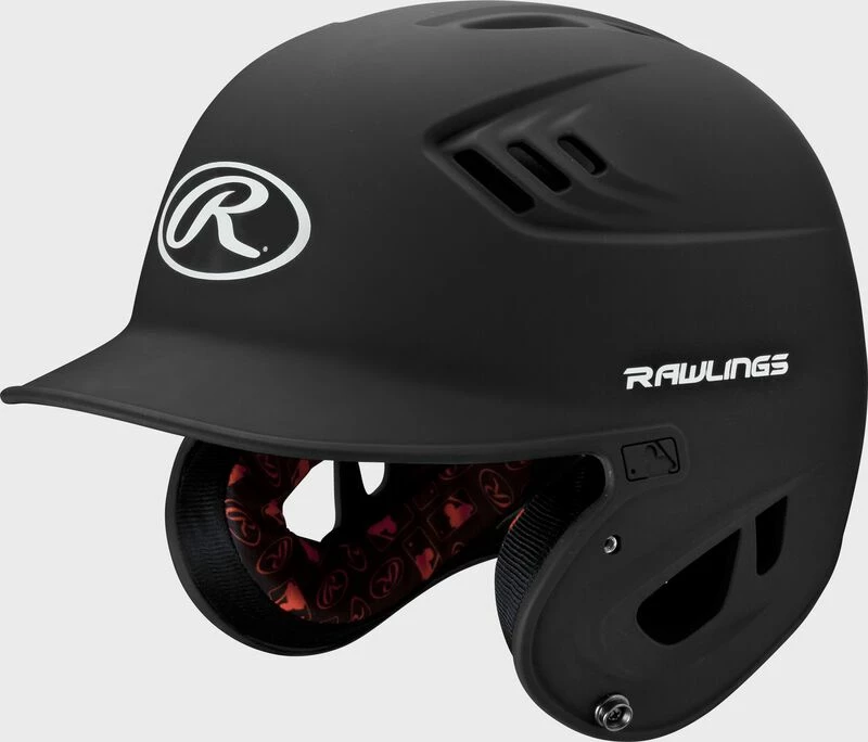 Rawlings R16M Matte Batting Helmet - Black 3 Rawlings R16M Matte Batting Helmet - Black