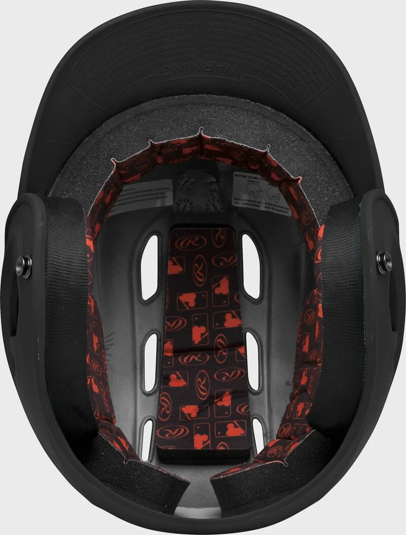 Rawlings R16M Matte Batting Helmet - Black 4 Rawlings R16M Matte Batting Helmet - Black - Image 2
