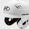 Rawlings R16M Matte Batting Helmet - White