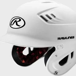 Rawlings R16M Matte Batting Helmet - White