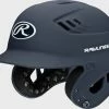 Rawlings R16M Matte Batting Helmet - Navy -Easton Glove Shop R16MS MN 5