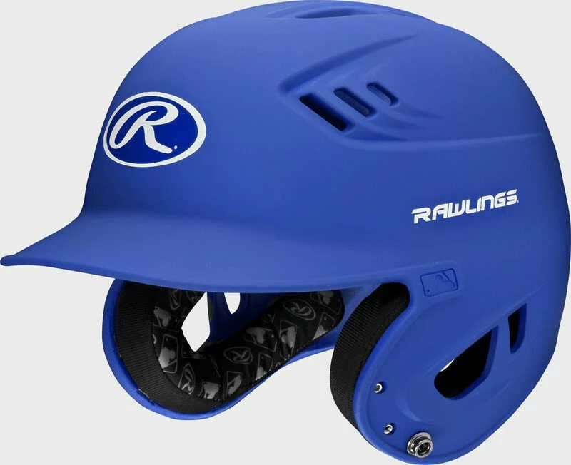 Rawlings R16M Matte Batting Helmet - Royal 3 Rawlings R16M Matte Batting Helmet - Royal