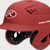 Rawlings R16M Matte Batting Helmet - Red -Easton Glove Shop R16MS MS 5