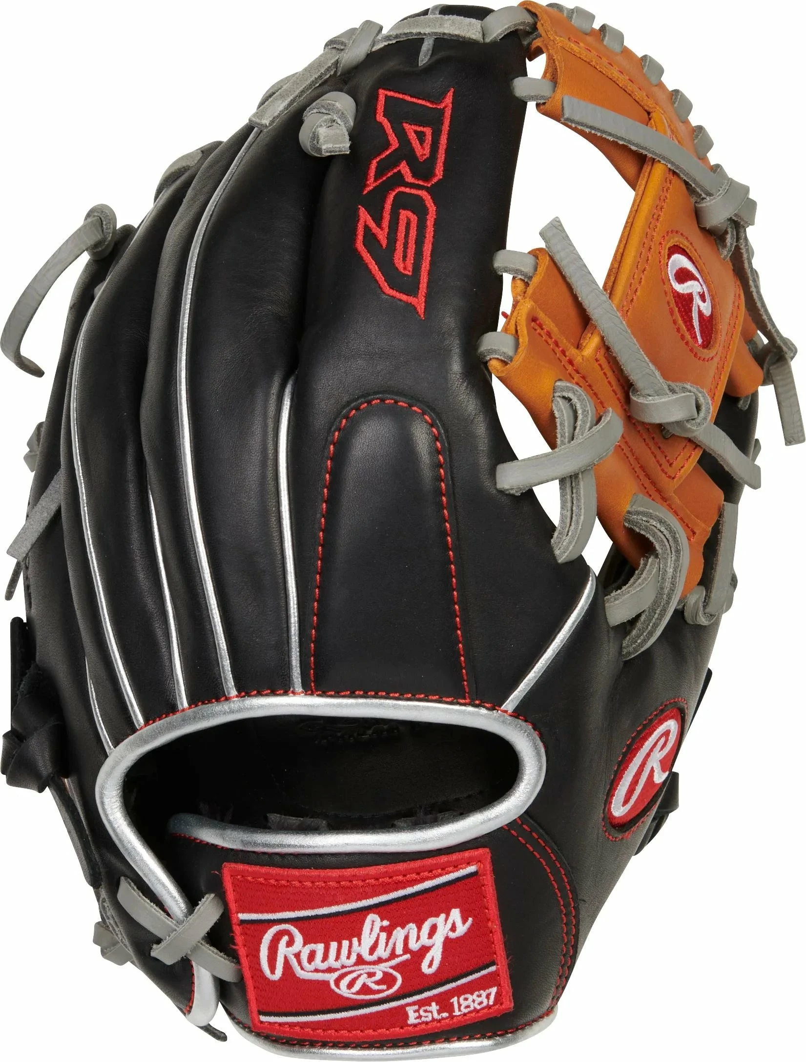 Rawlings R9 Contour 11.25" Baseball Glove - R91125U-2BT 3 Rawlings R9 Contour 11.25" Baseball Glove - R91125U-2BT