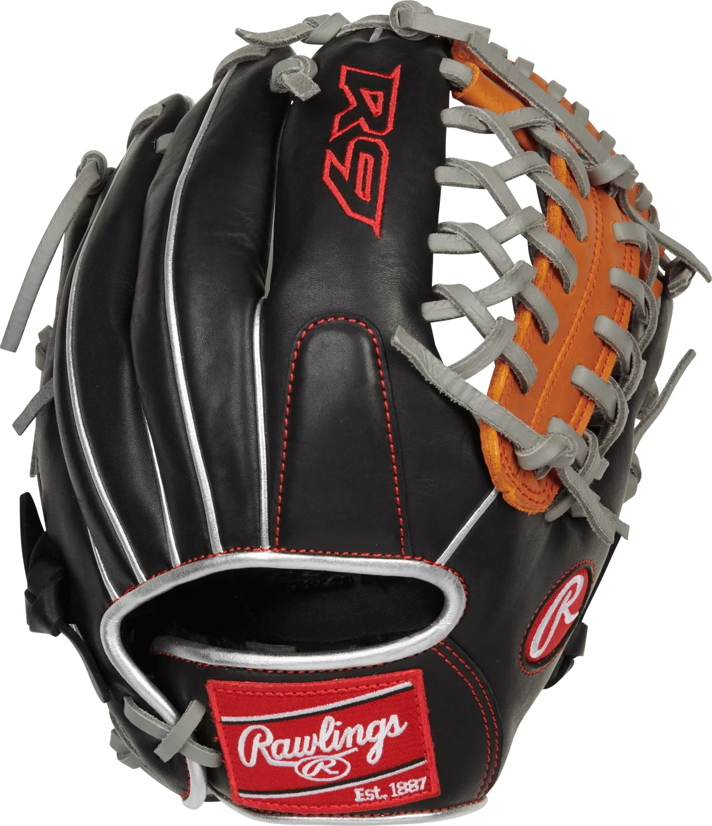 Rawlings R9 Contour 11.5" Baseball Glove - R9115U-4BT 3 Rawlings R9 Contour 11.5" Baseball Glove - R9115U-4BT