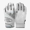 Louisville Slugger Genuine 2.0 Adult Batting Glove - White/Grey -Easton Glove Shop WB5730703 af1dffb4ba66022f6b53013a631ef3c1