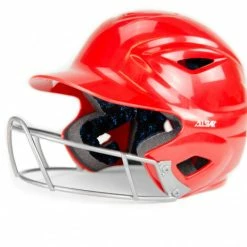 All-Star All Star S7™ Solid Gloss Adult Fastpitch Batting Helmet - Red
