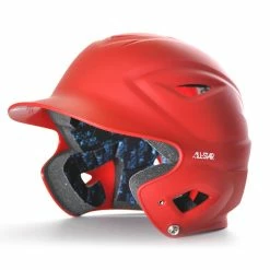 All-Star All Star S7™ Solid Matte Adult Batting Helmet - Red