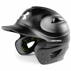 Under Armour Converge Matte Batting Helmet - Black