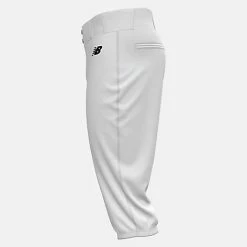 New Balance BMP236 Men's Adversary 2.0 Solid Knicker Baseball Pants - White -Easton Glove Shop bmp236wt nb 03 i