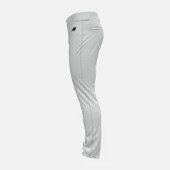 New Balance BMP332 Men's Adversary 2.0 Solid Tapered Baseball Pants - White -Easton Glove Shop bmp332wt nb 03 i