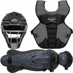 Rawlings CSV2I Velo 2.0 Intermediate Catchers Gear Set 11 Rawlings CSV2I Velo 2.0 Intermediate Catchers Gear Set -Easton Glove Shop f blackgrey xx