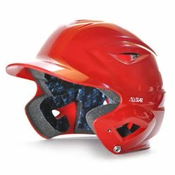 All-Star All Star S7™ Solid Gloss Youth Batting Helmet - Red