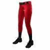 Champro Sports Champro BP11 Tournament Women's Adult Softball Pants - Red -Easton Glove Shop reed