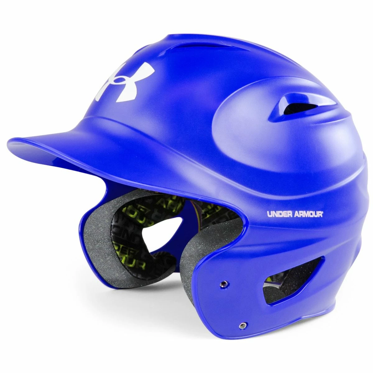 Under Armour Converge Solid Gloss Batting Helmet - Royal 3 Under Armour Converge Solid Gloss Batting Helmet - Royal