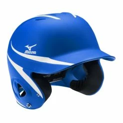 Mizuno MVP Two-Toned Matte Batting Helmet - Royal/White