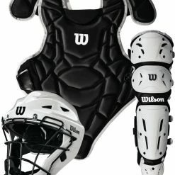 Wilson EZ Gear 2.0 Youth Small/Medium Catcher's Gear Set -Easton Glove Shop wb57202sm black