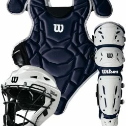 Wilson EZ Gear 2.0 Youth Small/Medium Catcher's Gear Set -Easton Glove Shop wb57202sm navy
