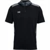 Under Armour Men's Command Short Sleeve Hoodie - Black