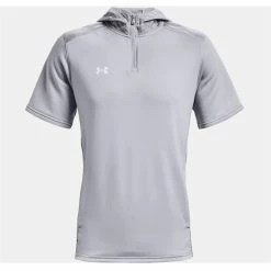 Under Armour Men's Command Short Sleeve Hoodie - Grey
